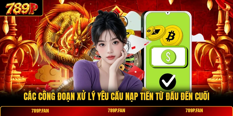 Các công đoạn xử lý yêu cầu nạp tiền từ đầu đến cuối